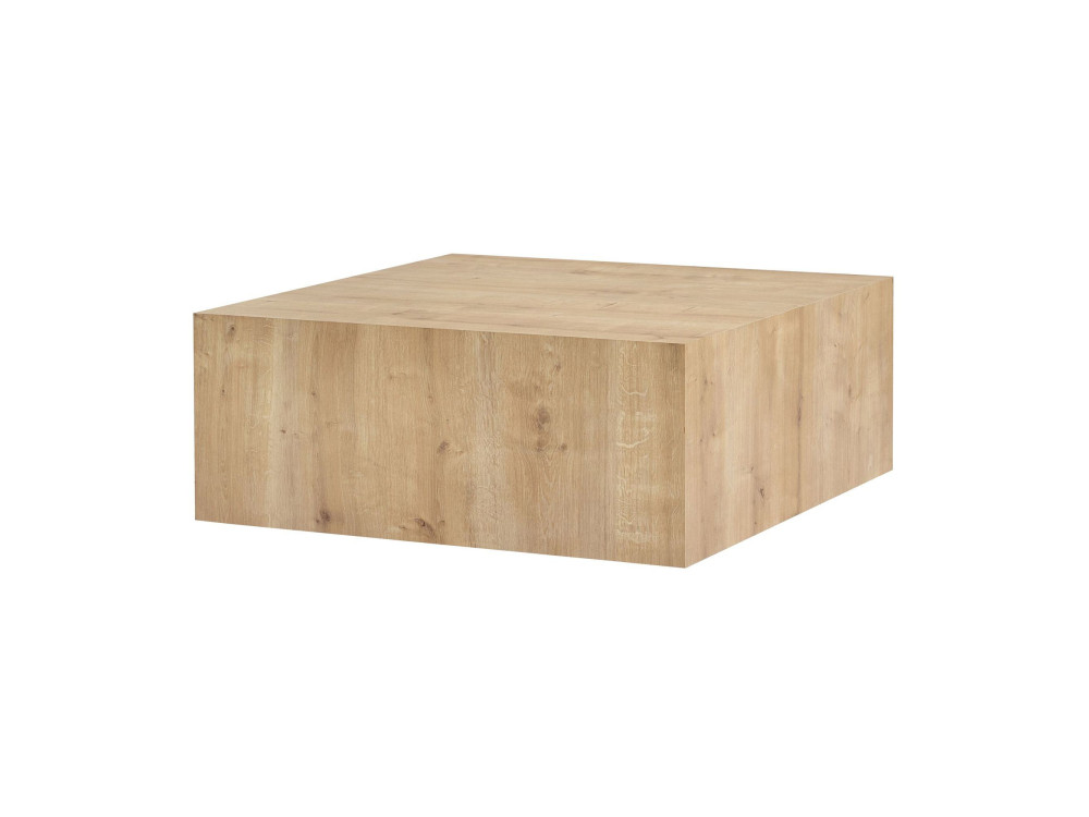 Tavolino "Prizma" in MDF - 90 x 90 x 35 cm - Rovere Zaffiro