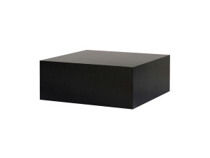 Tavolino "Prizma" in MDF - 90 x 90 x 35 cm - Legno nero