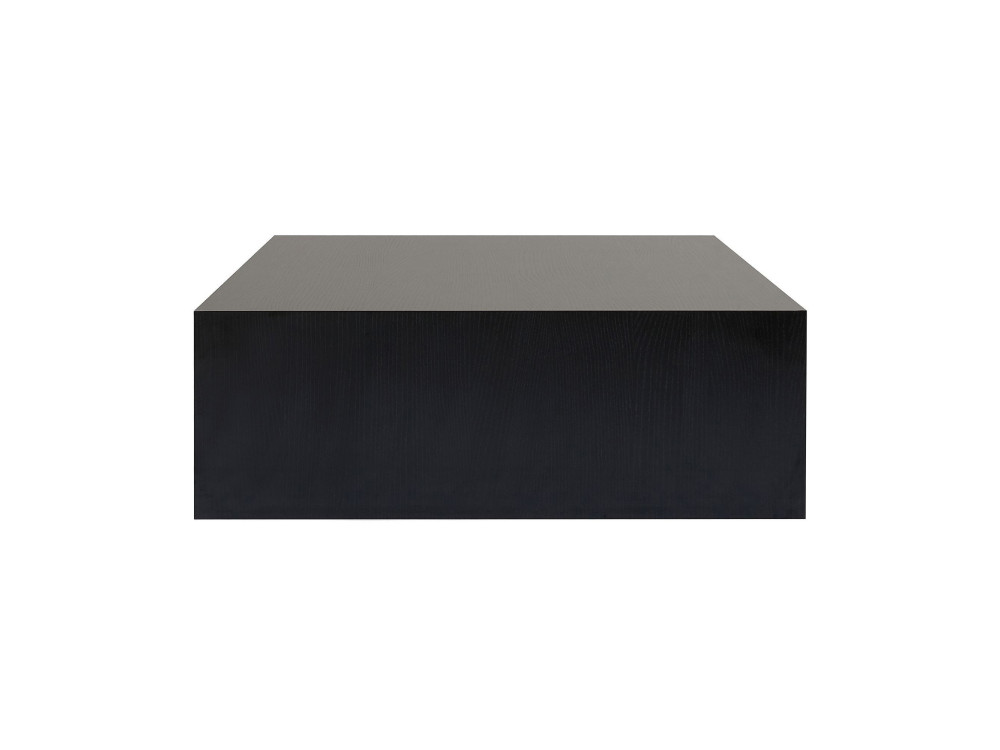 Tavolino "Prizma" in MDF - 90 x 90 x 35 cm - Legno nero