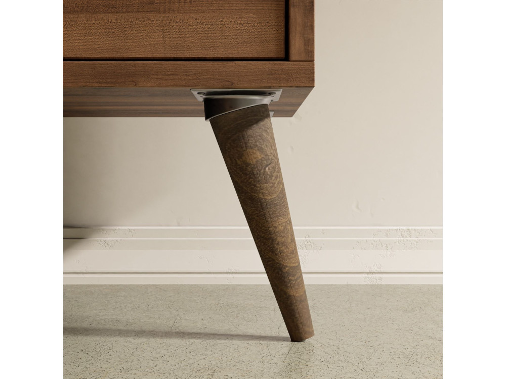 Tavolino in legno "Exxen" - 90 x 41 x 54 cm - Grigio antracite