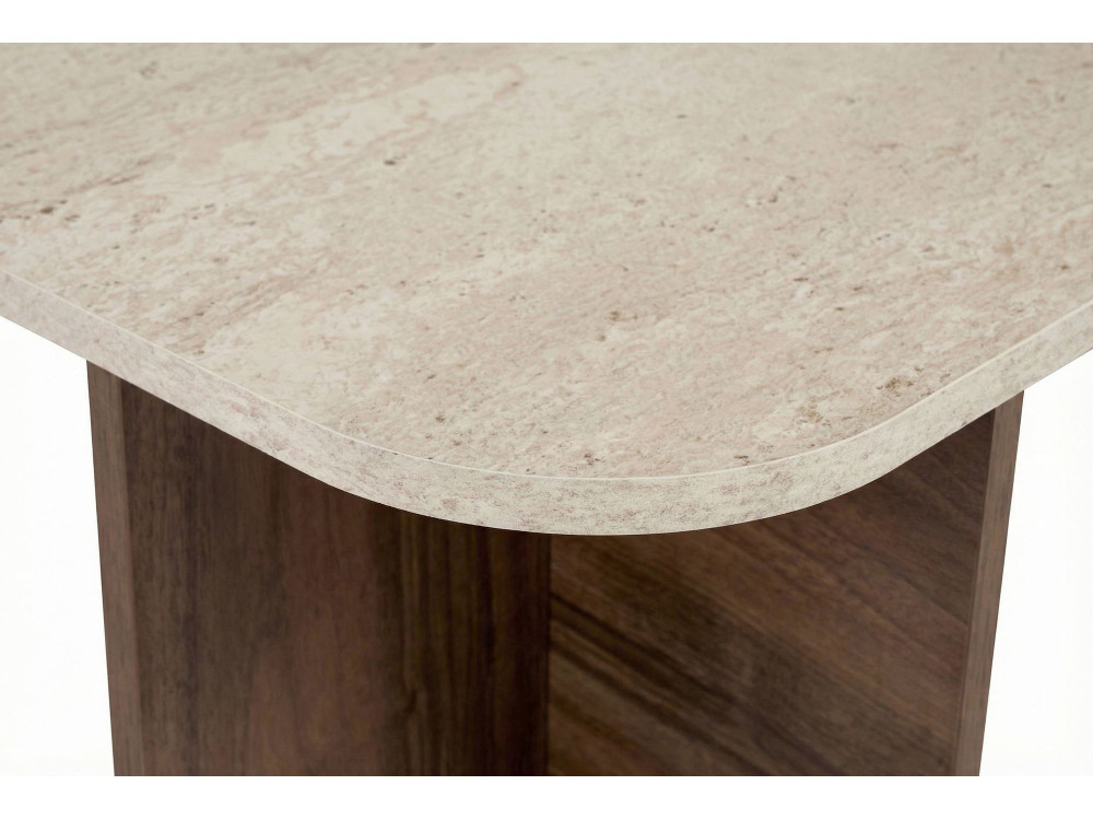 Tavolino in legno "Akira" - 120 x 60 x 41 cm - Travertino