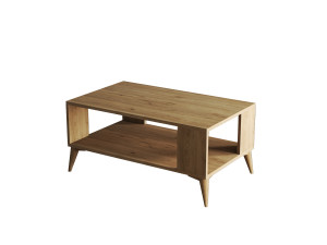 Tavolino in legno "Authentic" - 90 x 41 x 54 cm - Marrone