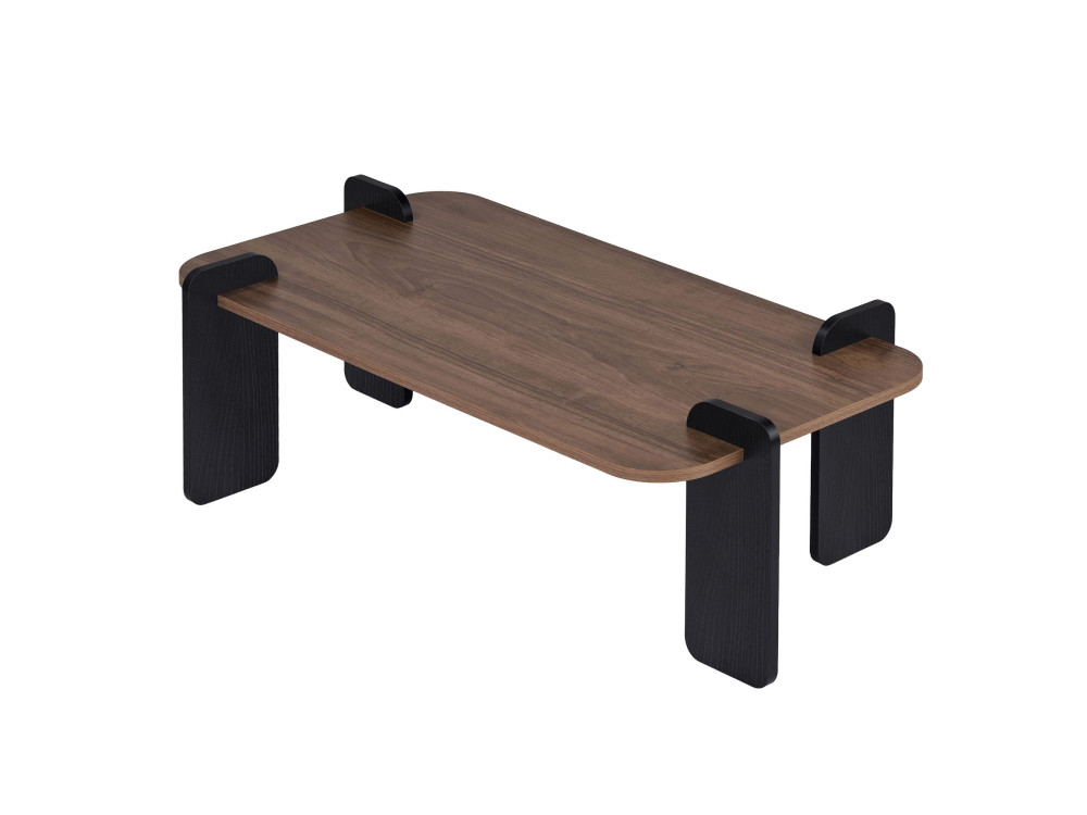 Tavolino in legno "Renard" - 120 x 60 x 35 cm - Marrone