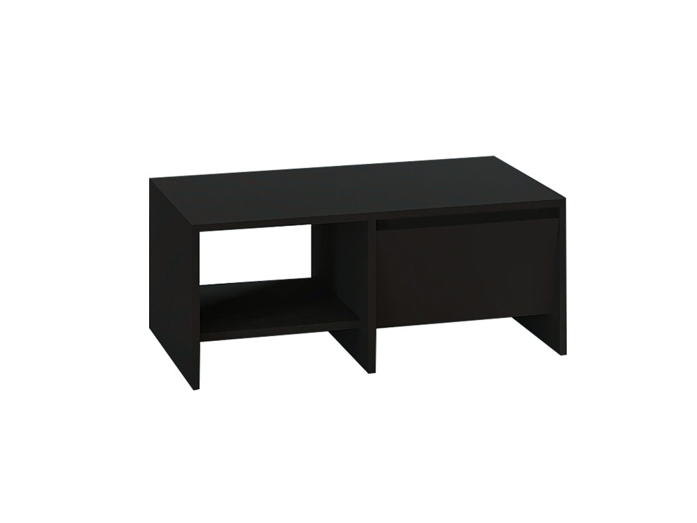 Tavolino in legno "Laris" - 90 x 45 x 35 cm - Nero