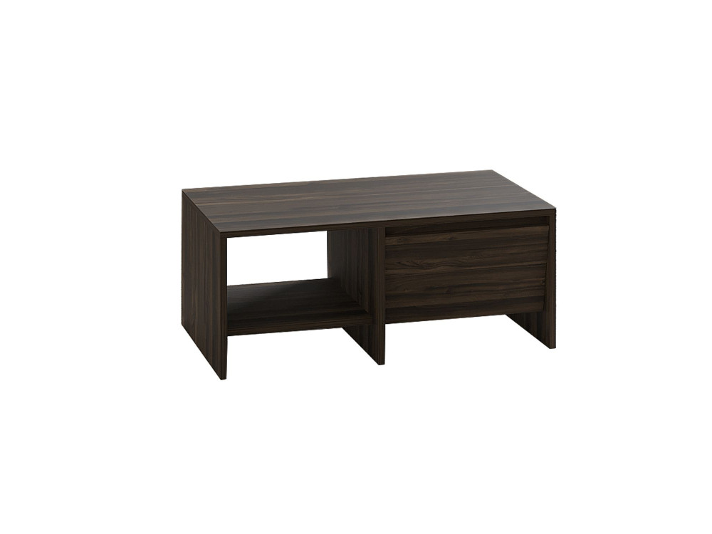 Tavolino in legno "Laris" - 90 x 45 x 35 cm - Marrone