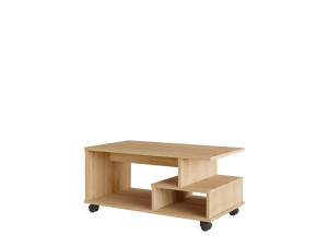 Tavolino in legno "MIN9" - 90 x 51 x 42 cm - Beige