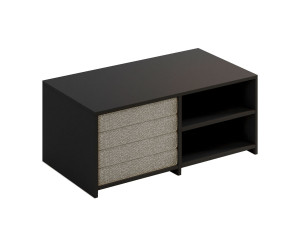 Set di tavolini in legno "Gord" - 90 x 45 x 44,1 cm - Antracite