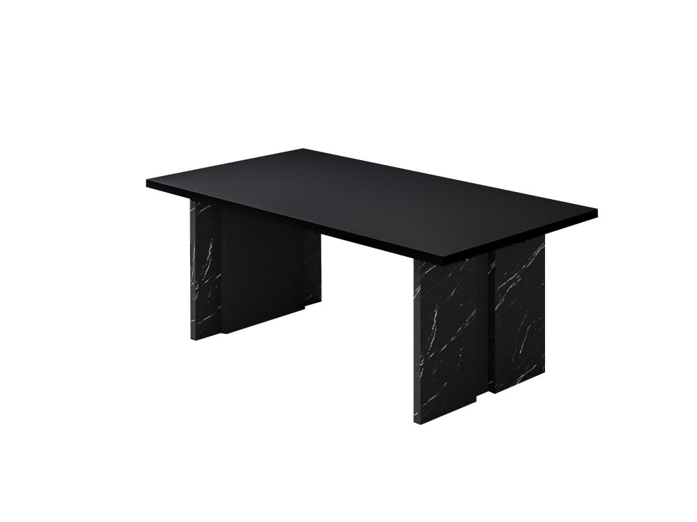 Tavolino in legno "Ravello" - 90 x 50 x 40 cm - Nero