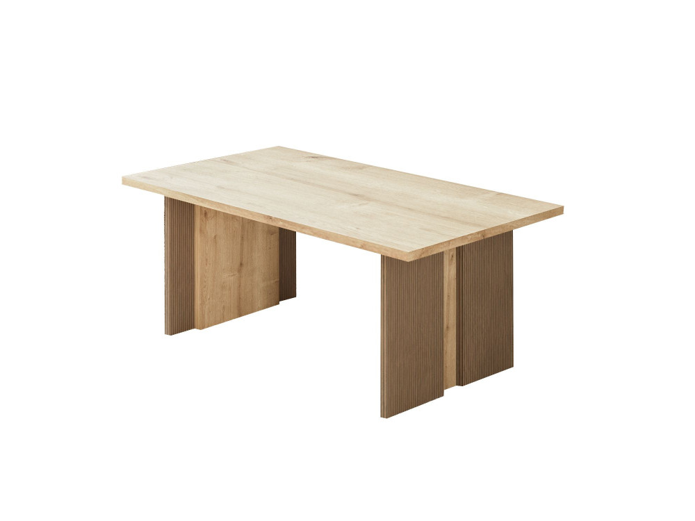 Tavolino in legno "Ravello" - 90 x 50 x 40 cm - Beige