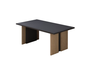 Tavolino in legno "Ravello" - 90 x 50 x 40 cm - Grigio antracite