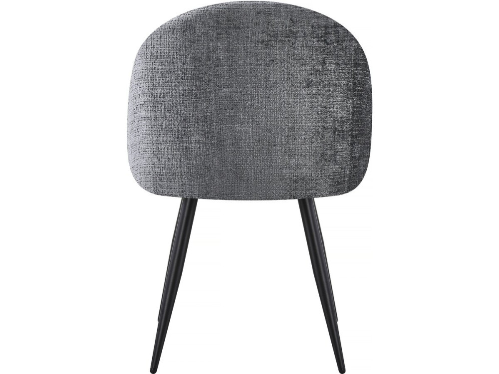 Set di 2 sedie in tessuto "Samuel" - 53 x 51 x 82 cm - Grigio
