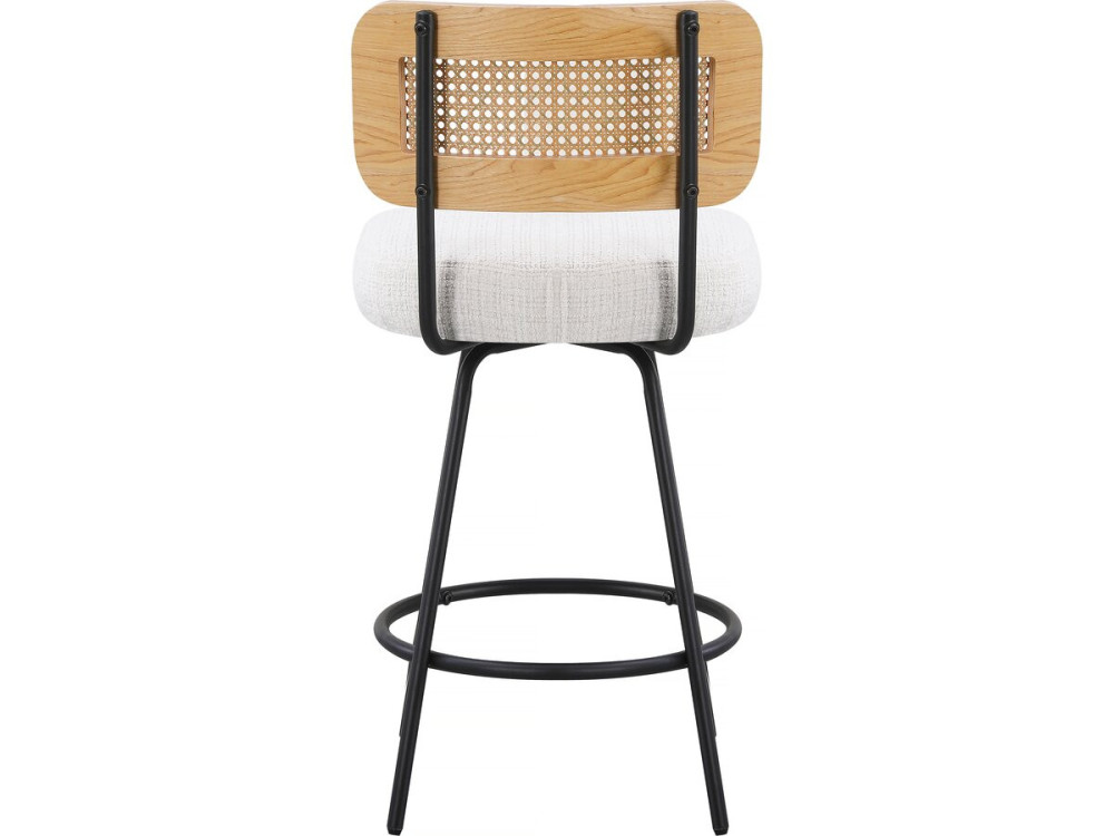Set di 2 seggioloni in tessuto "Wilfried" - 51 x 44 x 95 cm - Beige