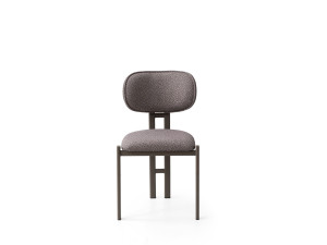 Set di sedie in metallo "Muriz" (2 pezzi) - Cenere