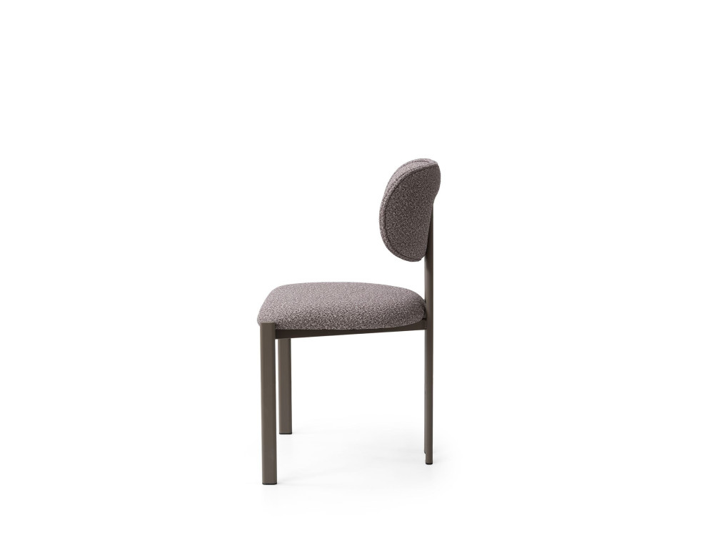 Set di sedie in metallo "Muriz" (2 pezzi) - Cenere