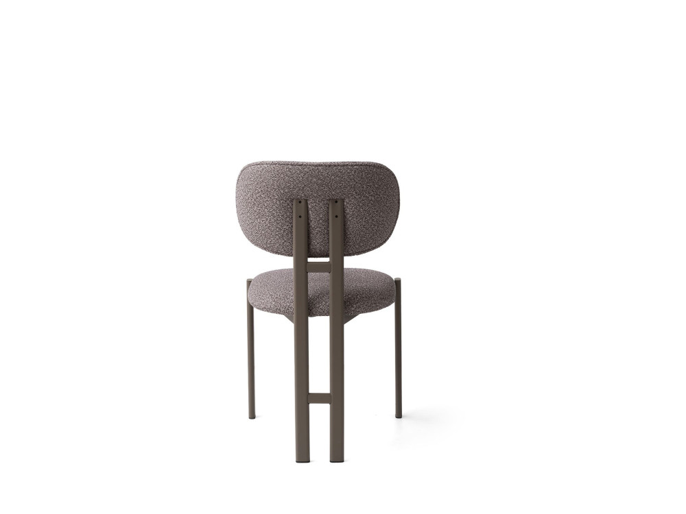 Set di sedie in metallo "Muriz" (2 pezzi) - Cenere