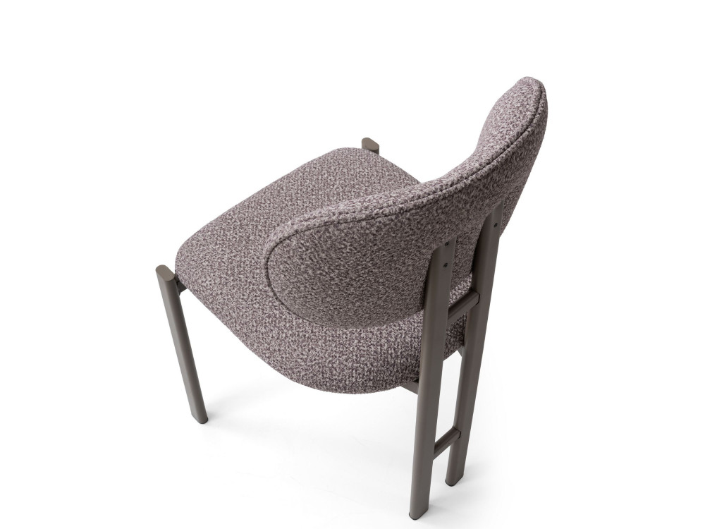 Set di sedie in metallo "Muriz" (2 pezzi) - Cenere