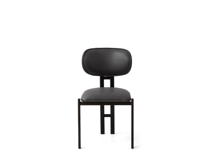 Set di sedie in metallo "Muriz" (2 pezzi) - Antracite