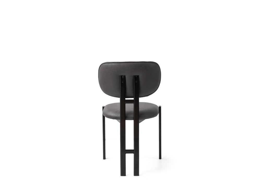 Set di sedie in metallo "Muriz" (2 pezzi) - Antracite