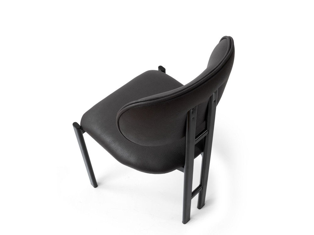 Set di sedie in metallo "Muriz" (2 pezzi) - Antracite