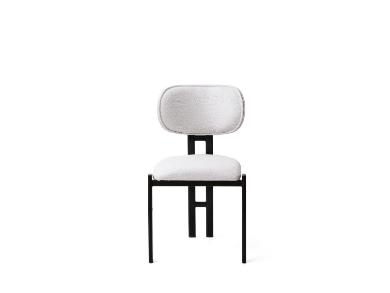 Set di sedie in metallo "Muriz" (2 pezzi) - Bianco sporco