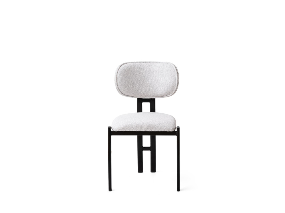 Set di sedie in metallo "Muriz" (2 pezzi) - Bianco sporco