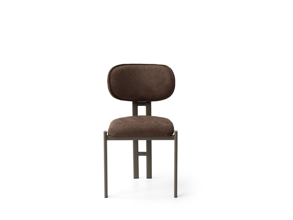 Set di sedie in metallo "Muriz" (2 pezzi) - Marrone