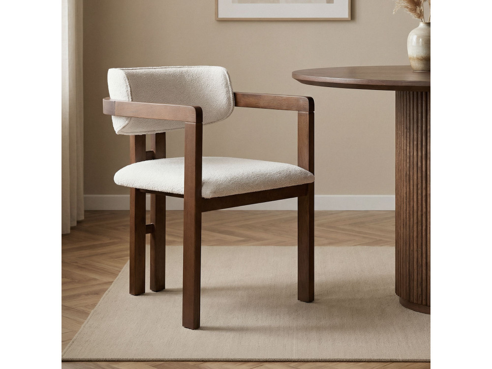 Sedia in legno "Toscana" - 54 x 54 x 76 cm - Bianco