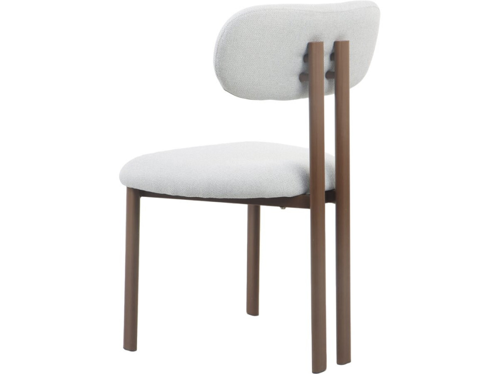 Set di 2 sedie da pranzo in finto legno "Veralia" - Grigio chiaro