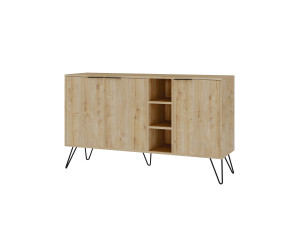 Credenza in legno "Clara" - 142 x 36 x 83 cm - Beige