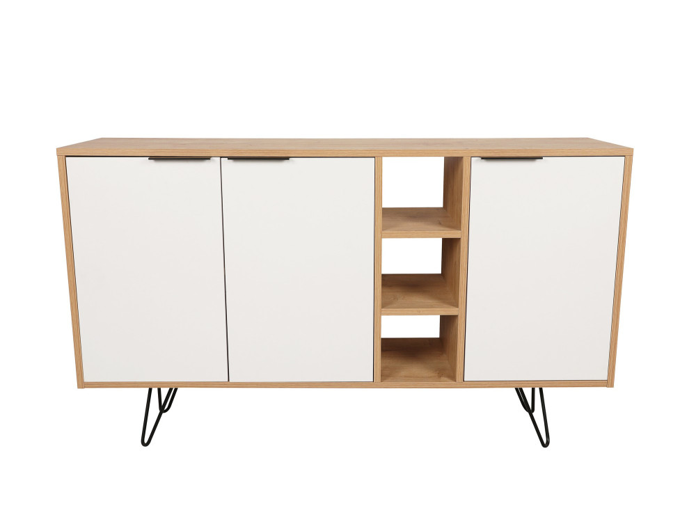 Consolle in legno "Clara" 142 x 35,6 x 83 cm - Rovere