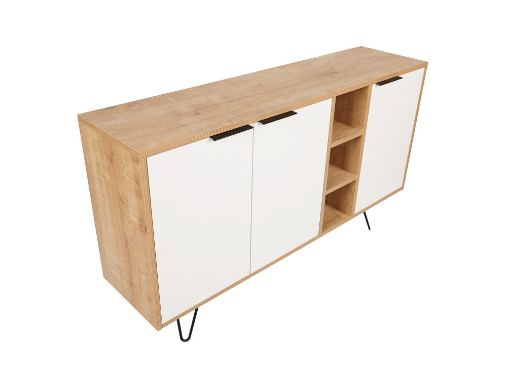 Consolle in legno "Clara" 142 x 35,6 x 83 cm - Rovere