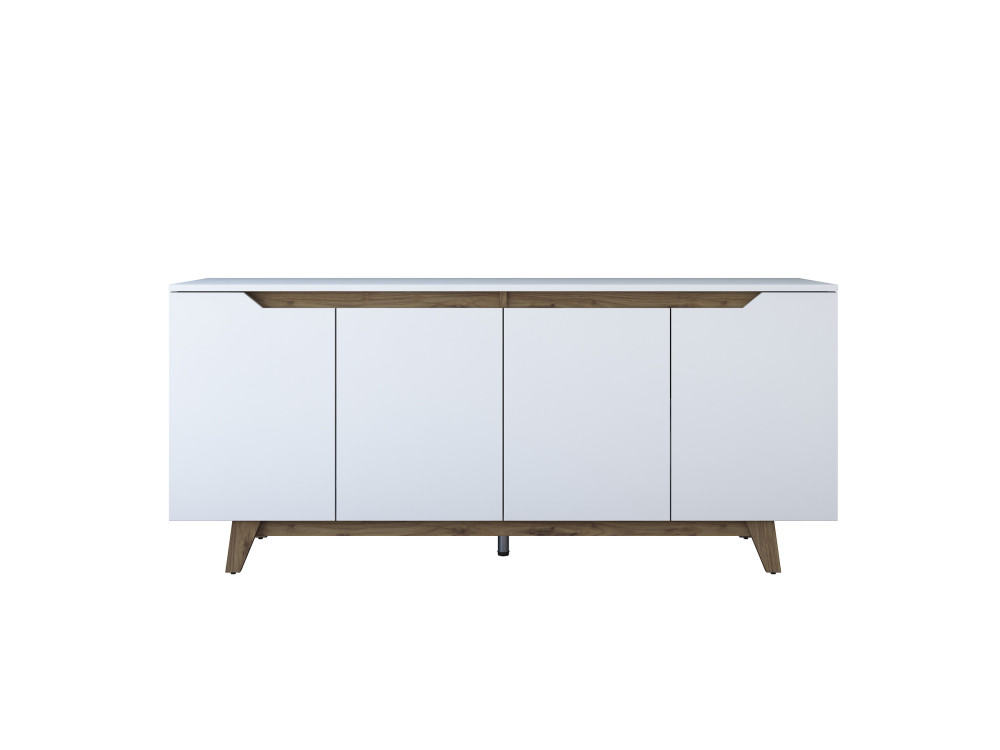 Credenza in legno "Gondol" - 180 x 45 x 79 cm - Bianco