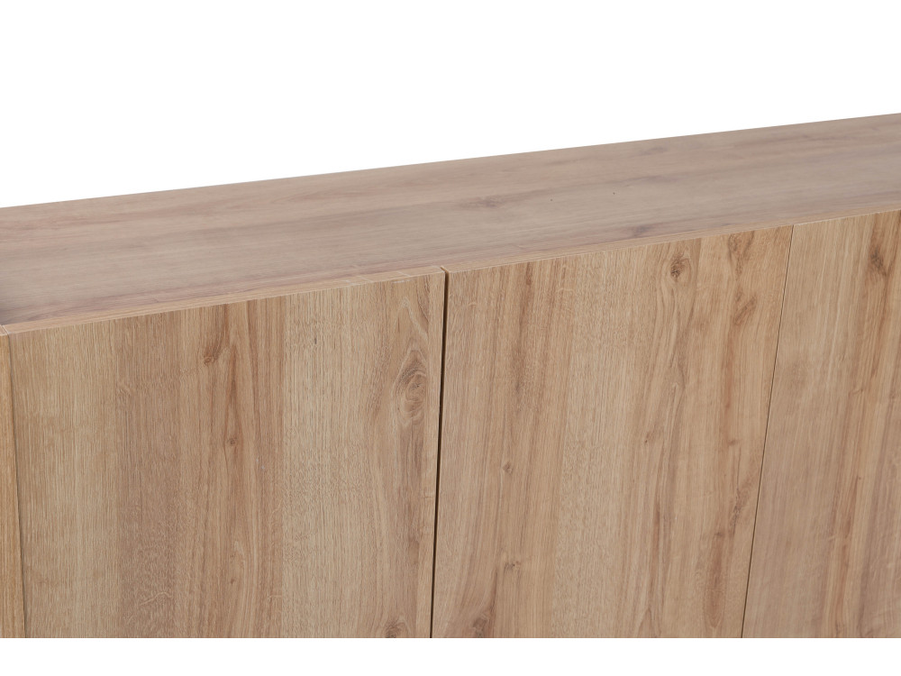 Credenza in legno "Pekin" - 150 x 40 x 76 cm - Marrone