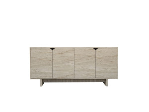 Credenza in legno "Turan" - 180 x 40 x 81 cm - Travertino