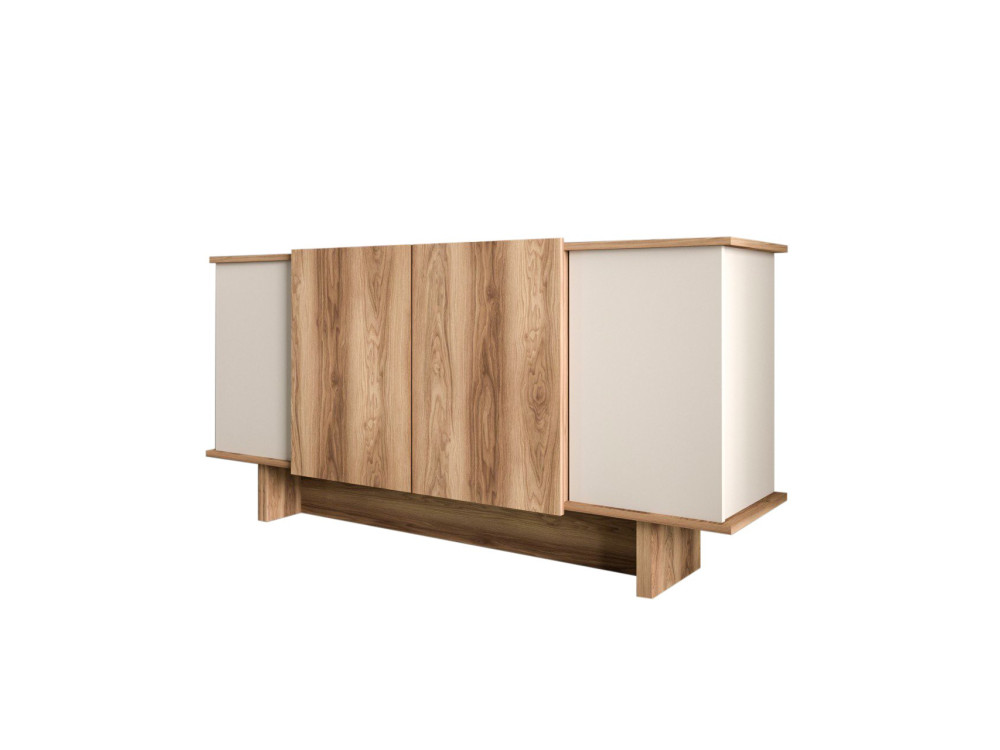 Credenza in legno "Diana" - 180 x 40 x 81 cm - Beige