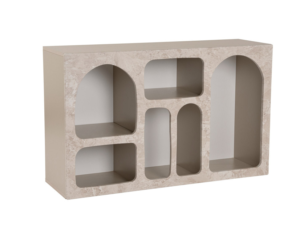Credenza in legno "Liva" - 120 x 37 x 74 cm - Travertino