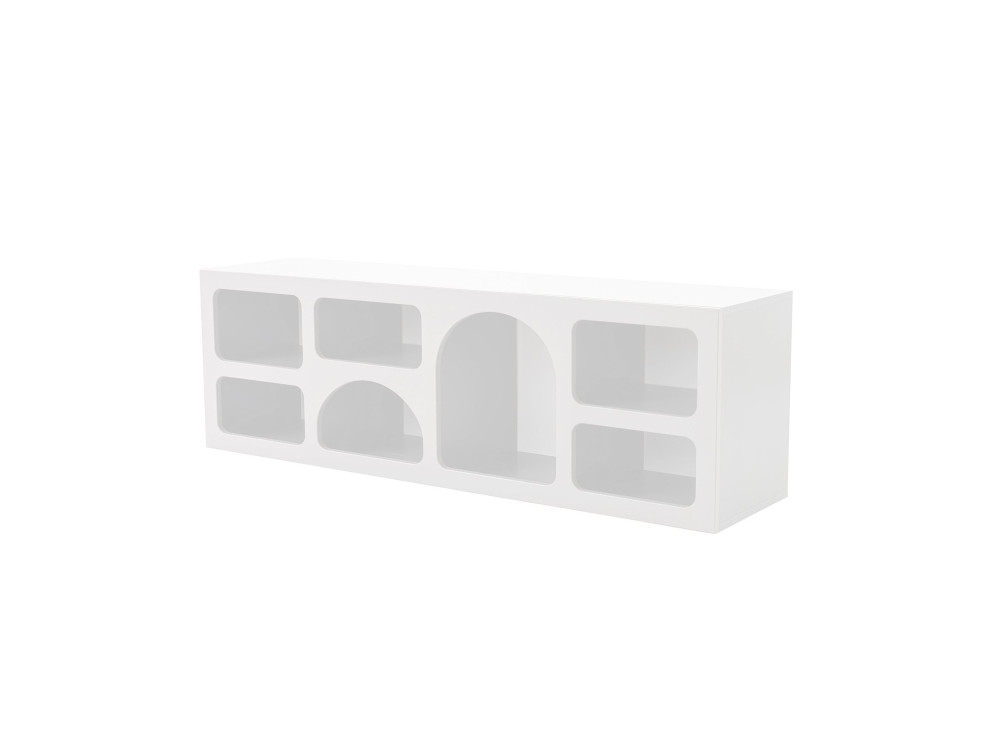 Credenza in legno "Ferlis" - 160 x 40 x 51 cm - Bianco
