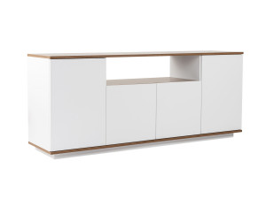 Credenza in legno "Arista" - 180 x 44 x 75 cm - Bianco