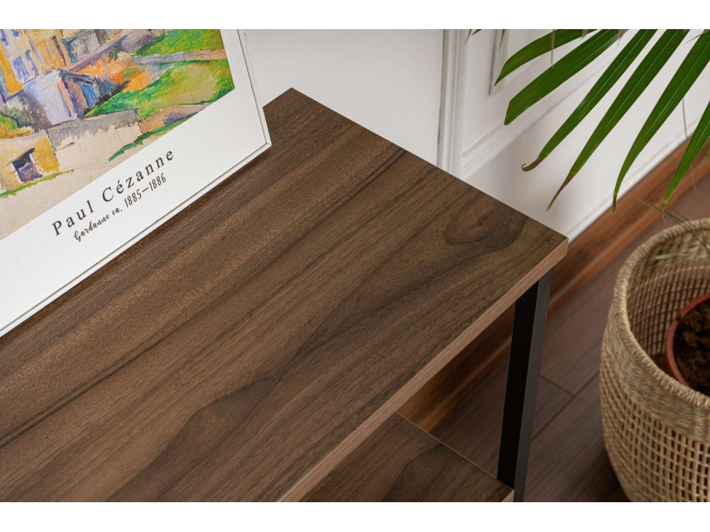 Credenza in legno "Solace" - 120 x 30 x 77 cm - Marrone