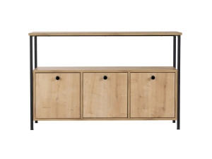 Credenza in legno "Solace" - 120 x 30 x 77 cm - Beige