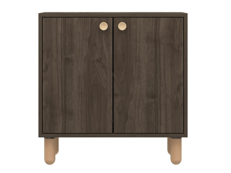 Credenza in legno "Lina" - 72 x 36 x 73 cm - Marrone