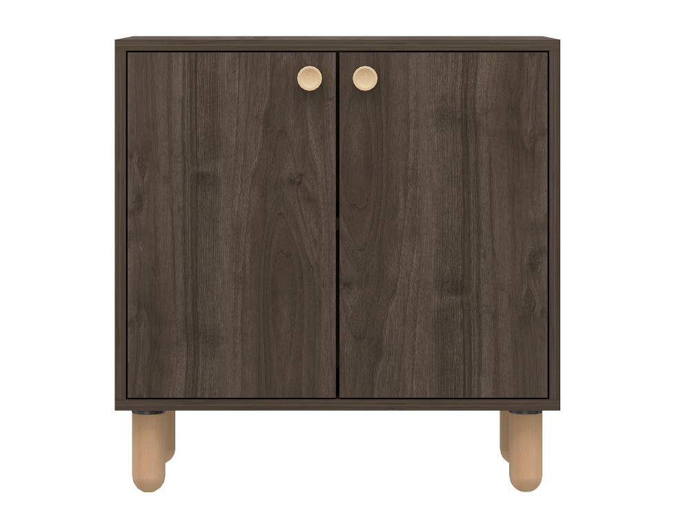 Credenza in legno "Lina" - 72 x 36 x 73 cm - Marrone