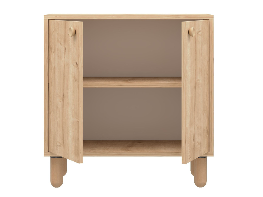 Credenza in legno "Lina" - 72 x 36 x 73 cm - Beige