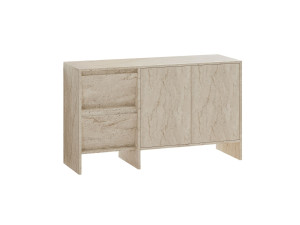 Credenza in legno "Laris 130" - 130 x 44 x 82 cm - Travertino