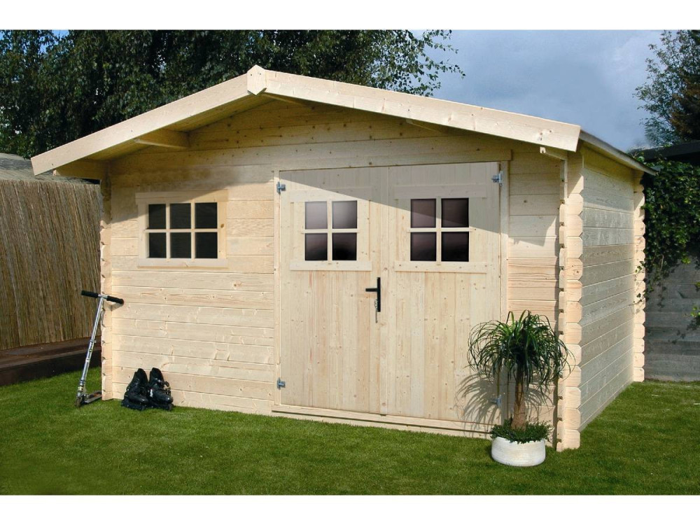 Casetta da giardino in legno - 19,72 m² - 4.64 x 4.25 x 2,32 m - 28 mm