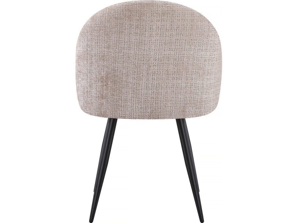 Set di 2 sedie in tessuto "Samuel" - 53 x 51 x 82 cm - Beige
