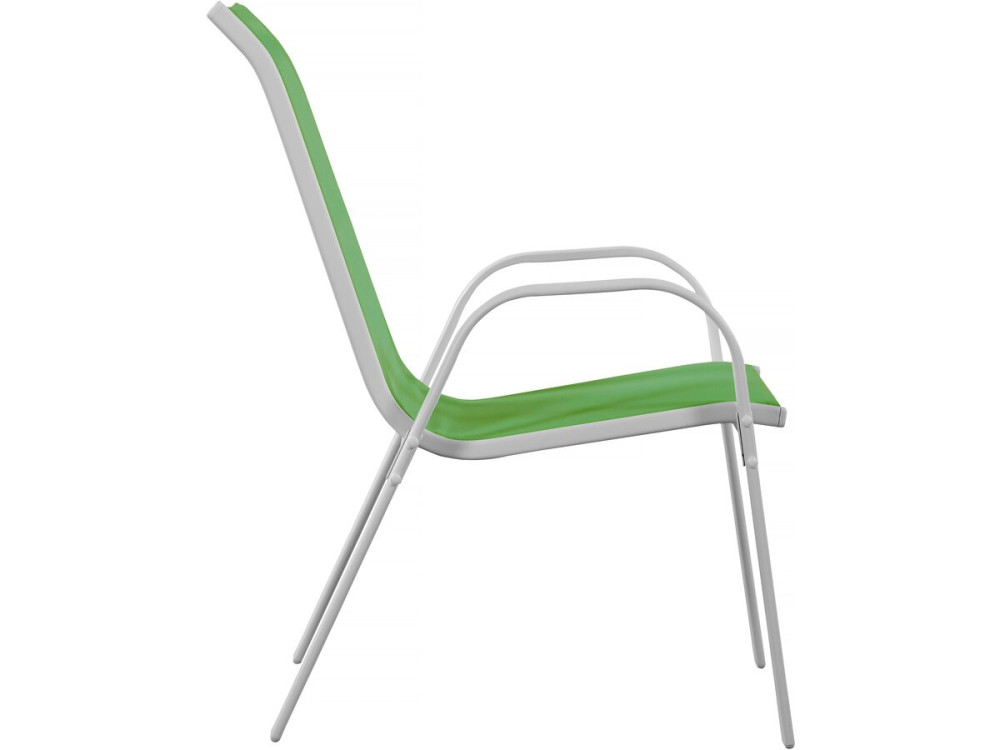 Sedia da giardino textilene "Cordoba" -Phoenix- Verde-Set di 2
