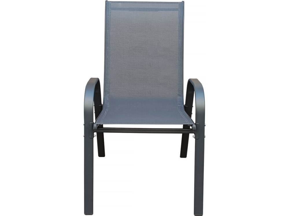 Sedia da giardino in textilene "Cordoba" - Phoenix - Set di 2 - Antracite