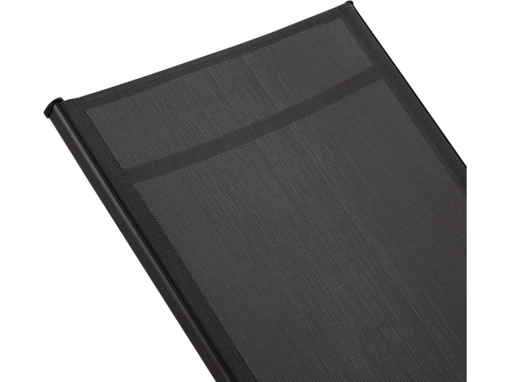 Lettino da sole in acciaio "Farniente" - Grigio