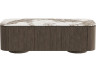 Mobile TV con ripiano in ceramica "Zora" - 160 cm - Marrone
